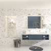 Apmir Rectangular Aluminum Alloy Framed and Tempered Glass Wall Bathroom Vanity Mirror in Matte Black/ Gold/ Silver/ Brown - 3 of 4