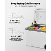 VEVOR Portable Cooler, 45 QT Wheeled Cooler with Ice Retention, Heavy-Duty Handles and Cup Holder, Lightweight Rigid Material, White - 4 of 4