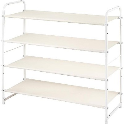 Simple Trending 4-Tier Stackable Shoe Rack