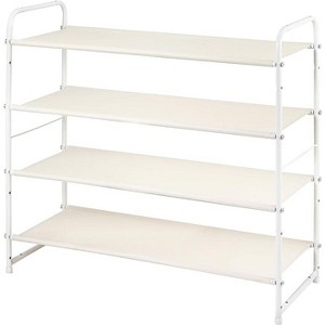 Simple Trending 4-Tier Stackable Shoe Rack - 1 of 4
