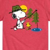 Boys' - Peanuts - Snoopy Woodstock Fishing Short Sleeve Graphic T-Shirt - 2 of 4