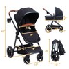 Convertible Baby Stroller, Foldable Pushchair - 2 of 4