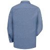 Red Kap Men's Long Sleeve Geometric Microcheck Work Shirt - 2 of 3