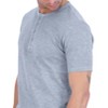 Men's Sun-Faded Slub Scallop Henley Shirt - Goodlife - 3 of 4
