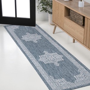 JONATHAN Y Arden Vintage Casual Medallion Indoor/Outdoor Area Rug - 1 of 4