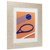 Trademark Fine Art - Rosi Feist  Tennis 80s Matted Framed Art - 3 of 4
