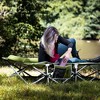 Alpcour Compact Folding Camping Cot - Single Person, Heavy Duty, Indoor & Outdoor Bed with Pillow - image 4 of 4