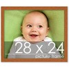 PosterPalooza | Modernist Brown Picture Frame - UV Acrylic, Backing Board, Hanging Hardware Included - 2 of 4