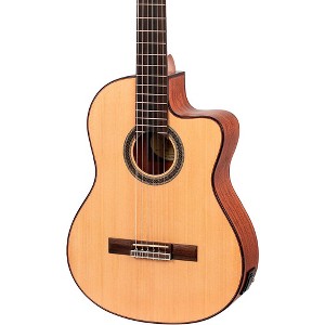 Valencia VC704 700 Series Nylon-String Classical Acoustic-Electric Guitar Natural - 1 of 4
