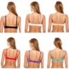 Just Intimates Bras for Women - Petite to Plus Size/ Full Figure (Pack of 6) (44DD, Dotted Mesh Lace Bra) - 4 of 4