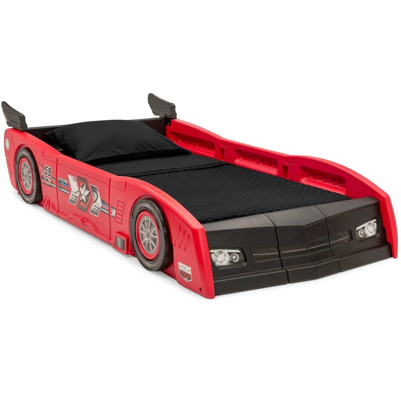 Toddler/Twin Grand Prix Race Car Bed - Delta Children, 6 of 12