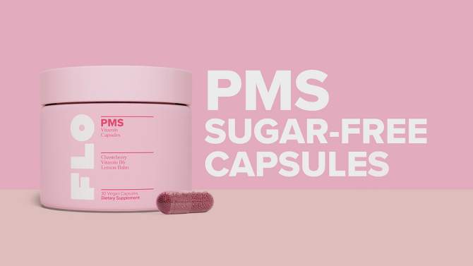 O Positiv FLO PMS Vegan Vitamin Capsules - 30ct, 2 of 7, play video
