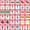 MasterPieces Officially Licensed NFL Kansas City Chiefs Matching Game for Kids and Families - 3 of 4