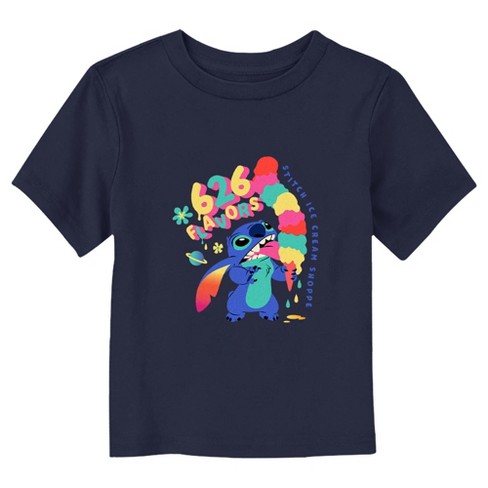 Lilo & Stitch Disney Stitch Toddler Girls Short Sleeve Fashion Tee, 4-Pack, Sizes 2t-5t, Toddler Girl's, Size: 4T, Multicolor