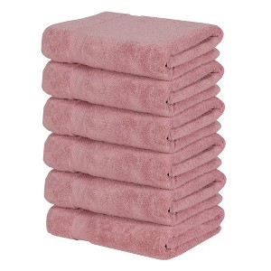 Splash Ultra-Soft Zero Twist 100% Ring Spun Cotton Bath Towel Set - Reversible, 550 GSM, Breathable, Lightweight, Highly Absorbent Towels for Bathroom - 1 of 4