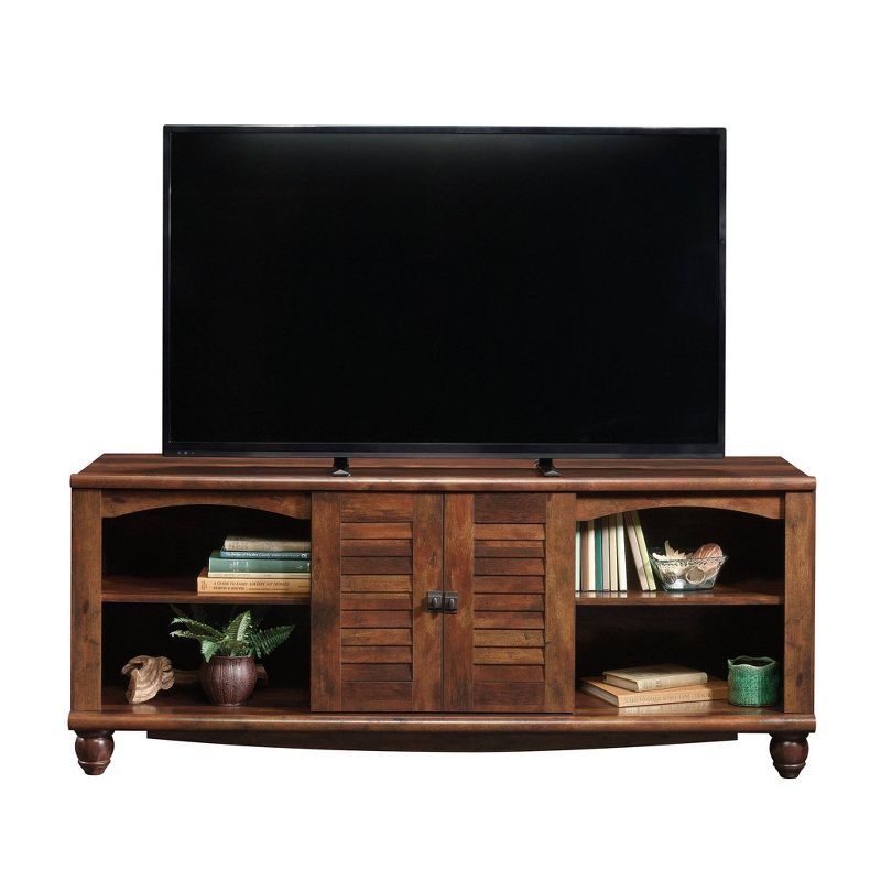 Harbor View with Louvered Doors TV Stand for TVs up to 60&#34; Curado Cherry Red - Sauder, 3 of 12
