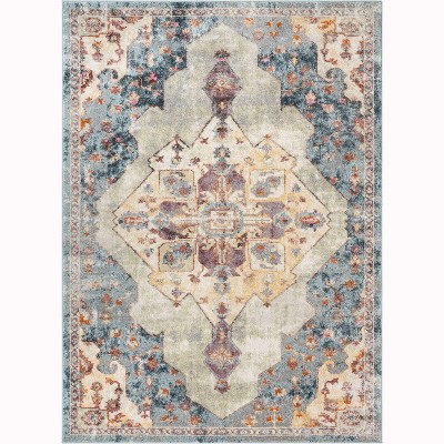 Well Woven Melissa Vintage Oriental Medallion Area Rug
