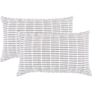 KAF Home Pleated Please Cotton Set of 2 Pillow Covers - 12 x 20-inch - 1 of 1
