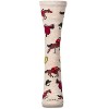 Memoi Women's Equestrian Rayon From Bamboo Crew Socks Ivory Heather 9-11 - 2 of 3