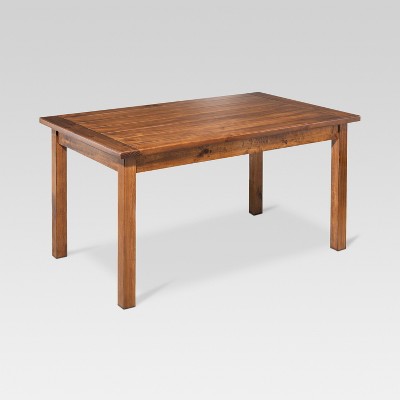 target wood dining table