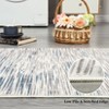 Machine Washable Area Rug, Modern Abstract Area Rug Stripes Rug, Non Slip Geometric Soft Rugs Home Decor - 3 of 4