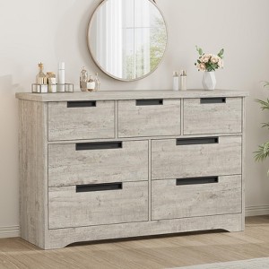 4/5/6/7 Drawer Dresser for Bedroom, Dresser Organizer with Embedded Handles Design, Wooden Chest of Drawers for Living Room - 1 of 4