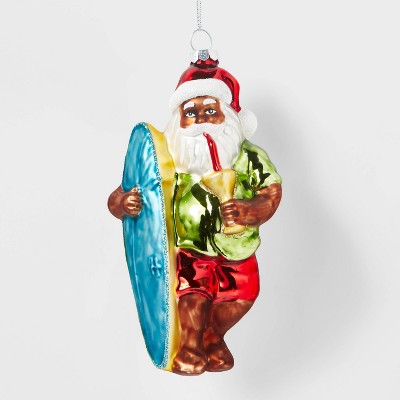 Glass Beach Santa Christmas Tree Ornament - Wondershop™