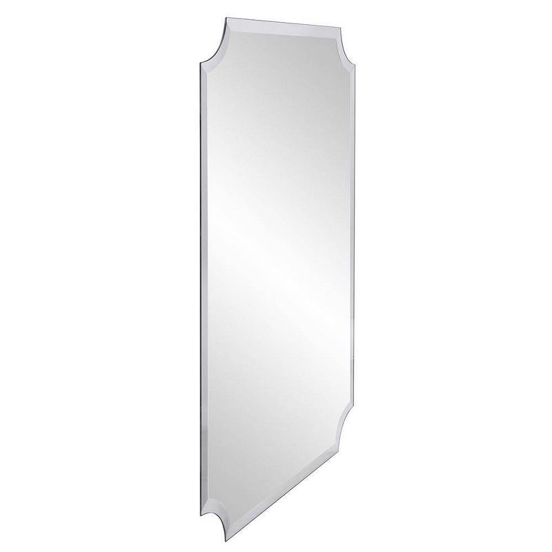 Scalloped Frameless Decorative Wall Mirror Clear - Howard Elliott, 2 of 9