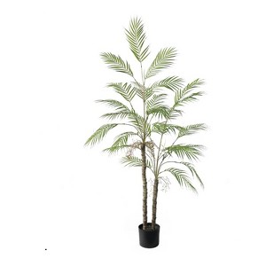 Nasitip Artificial Palm Tree Decorative Palm Tree In Pot Home Indoor Outdoor Corner Decor For Living Room Office Patio - 1 of 4