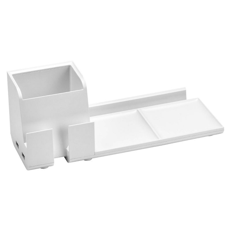 Office Konnect Desk Organizer Power Base with Phone Stand White - Bostitch, 2 of 11
