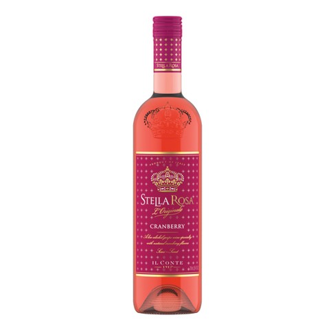 Stella Rosa Cranberry Semi Sweet Red Wine - 750ml Bottle : Target