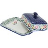 Blue Rose Polish Pottery M080 Manufaktura Large Butter Dish - 2 of 2
