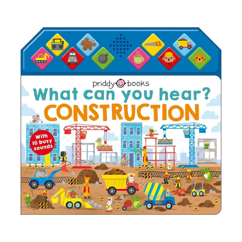 What Can You Hear?: Construction - by  Roger Priddy (Board Book), 1 of 2