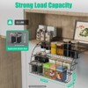 YIYIBYUS Black 3-Tier Pull-out Spice Organizer Rack, Retractable Kitchen Storage Rack - 4 of 4