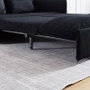 GDFStudio Uriel 65" Modern Convertible Corduroy Upholstered Sofa Bed with 2 Pillows and Side Pockets - 4 of 4