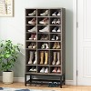 Hommoo Freestanding Storage Rack with 24 Cubbies - 3 of 4