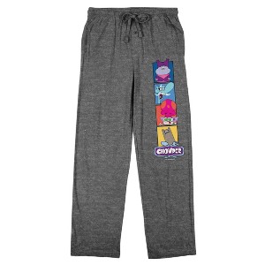 Chowder Cast of Characters Men's Heather Gray Sleep Pants - 1 of 4