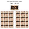 Big Dot of Happiness Rosh Hashanah - Mini Candy Bar Wrapper Stickers - New Year Small Favors - 40 Count - 3 of 4