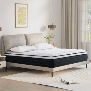 Wuleitex 12 Inches Medium Feeling Hybrid Mattress with Individual Pocket Coils for Fully Supportive - 1 of 4