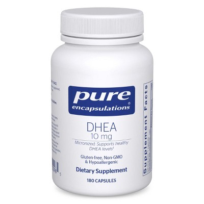 Pure Encapsulations DHEA 10 mg - Supplement for Immune Support, Fat Burning, and Hormone Balance