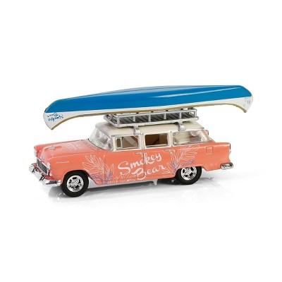 1/64 1955 Two-Ten Townsman with Roof Rack & Canoe, Smokey Bear Series 4 38070-A