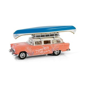 1/64 1955 Two-Ten Townsman with Roof Rack & Canoe, Smokey Bear Series 4 38070-A - 1 of 4