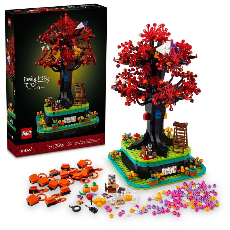 LEGO Ideas Family Tree Home D&#233;cor Building Set 21346, 1 of 9