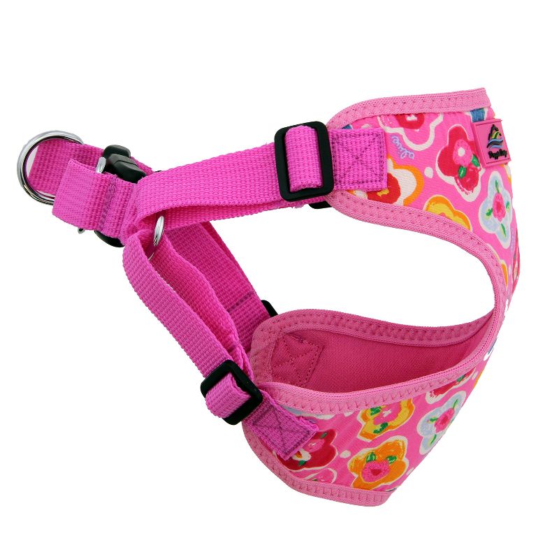 Doggie Design Wrap and Snap Choke Free Dog Harness - Maui Pink, 4 of 5