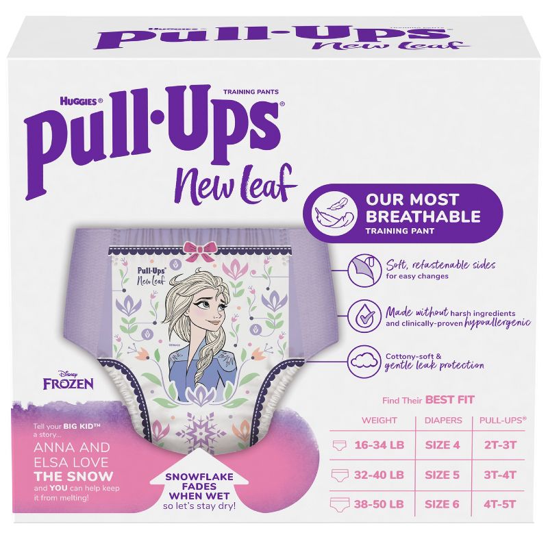 Pull-Ups New Leaf Girls' Disney Frozen Training Pants – (Select Size and Count), 3 of 17