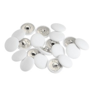 Unique Bargains DIY Craft Metal Shank Cotton Covered Round Sewing Buttons 20 Pcs - 1 of 4