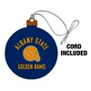 Albany State University Rams Logo Wood Christmas Tree Holiday Ornament - 2 of 4