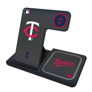 Keyscaper Minnesota Twins Linen 15-Watt 3 in 1 Charging Station - 1 of 4