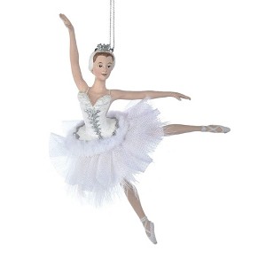 Kurt Adler Resin Ornament for Christmas Tree, Swan Lake Ballerina - 1 of 1
