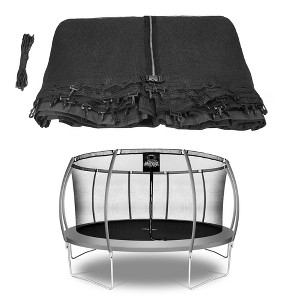 Moxie Replacement Safety Enclosure Net, Fits Round Trampoline using Fully Curved Poles with Top Ring Frame - 1 of 4